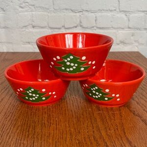 Waechtersbach Christmas Tree Set of 3 Bowls 5"